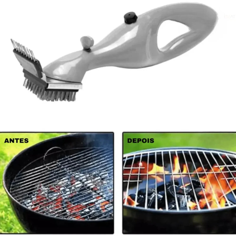 Brush Grill PremiumLar- Escova de Limpeza a Vapor Para Churrasqueira