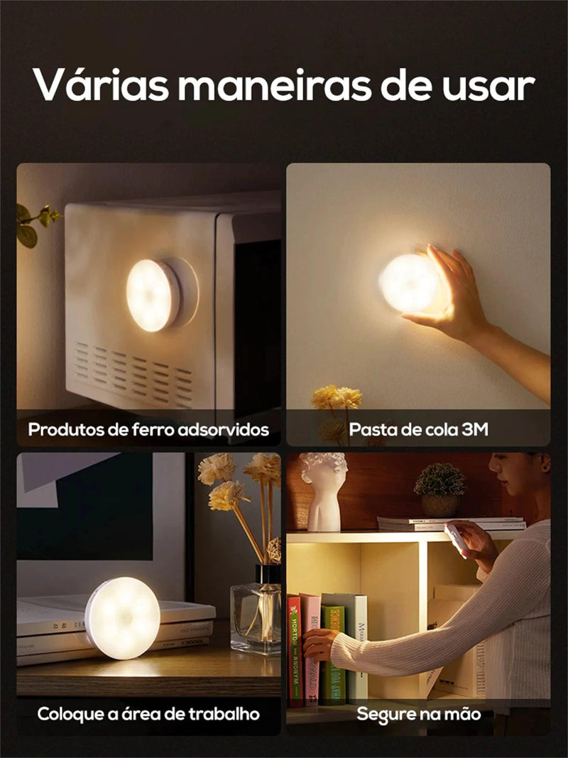 Luz Led Com Sensor de Movimento - Loja Shopmart