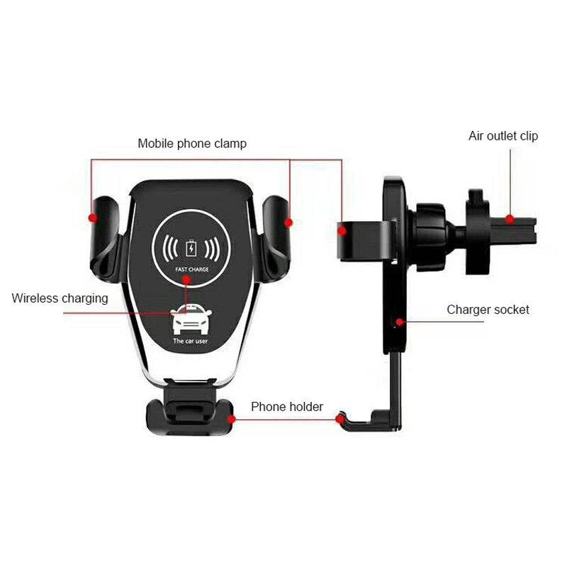 Suporte Veicular Com Carregamento Sem Fio - Loja Shopmart