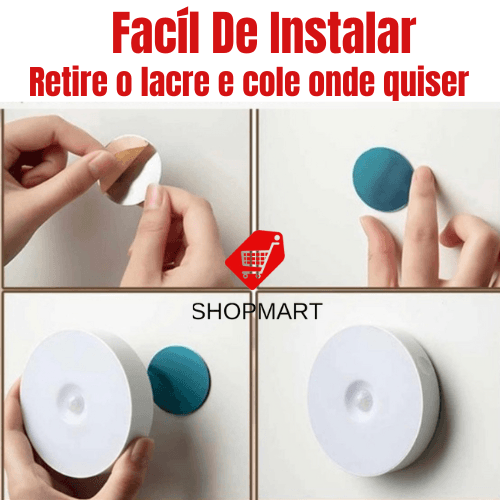 Luz Led Com Sensor de Movimento - Loja Shopmart