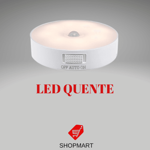 Luz Led Com Sensor de Movimento - Loja Shopmart